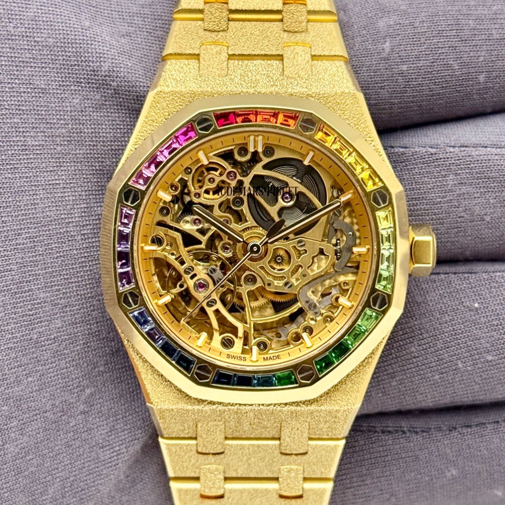 ROYAL OAK "DOUBLE BALANCE WHEEL OPENWORKED"