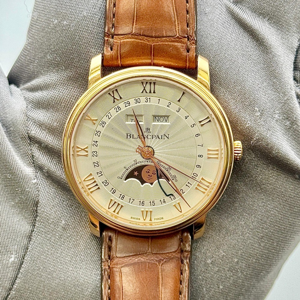 VILLERET QUANTIEME COMPLET DEMI-SAVONNETTE