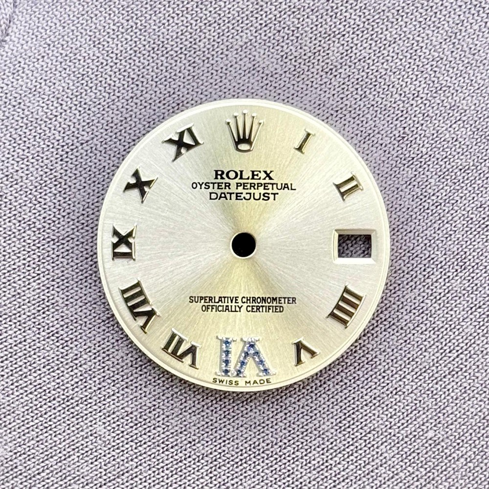 DATEJUST SILVER ROMAN BLUE DIAMOND VI DIAL